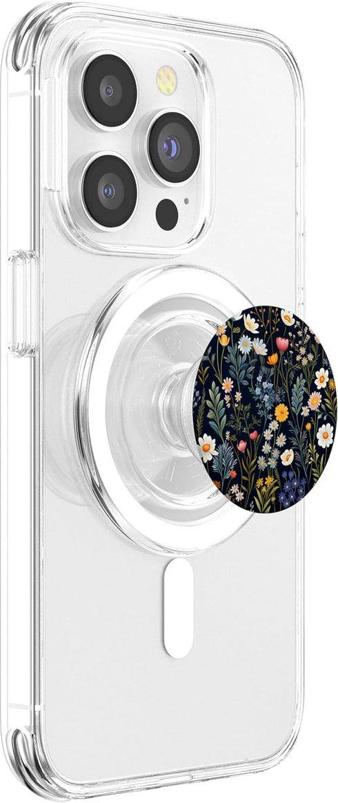 Mixed Flower Bouquet Floral Pattern Wildflowers PopSockets MagSafe PopGrip