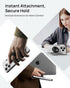 SODI 17/16/15/14/13/12 Magnetic Ring for Phone, Detachable Finger Strap Magnetic Phone Grip, Strong Magnet Phone Ring