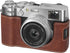 X100VI Camera Case, PU Leather Half Case Compatible with Fujifilm X100VI Digital Camera - Brown