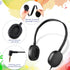 Konohan 18 Pack Kids Headphones Bulk | Classroom Set of Adjustable 3.5mm Wired Headphones for School