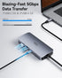 USB C Docking Station for Dual Monitor, Selore Triple 4K Display with 2 HDMI, DisplayPort, 100W PD Charging, USB 3.0