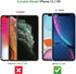 NEW'C Tempered Glass Screen Protector for iPhone 11 & XR (6.1") - 3 Pack, Case Friendly, Anti-Scratch, Bubble Free,