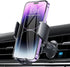 Newest Metal Hook Car Vent Phone Holder Mount, Ultra Stable Clip for iPhone 15 14 13 12 Pro Max, Samsung, Google