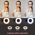 Macro Lens for iPhone and Android with Mini Clip Ring Light - Portable Rechargeable Dimming for Smartphone Photography
