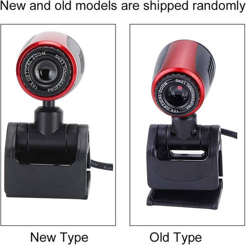ASHATA 0.3MP 360 2000 32bit Webcam for Computer, Degree Web Camera Cam with Mic for PC Laptop for Skype/for MSN