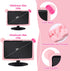 1 20''-29'' Remagr Pcs Kawaii Computer Monitor Cover with Cat Ear Design, Furry Cute Pink Monitor Dust Cover Protector
