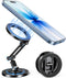 Itramax 360 Rotation Magnetic Phone Stand,Foldable Portable iPhone Stand for Desk with Non-Slip