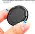 PATIKIL 37mm Lens Cap, 5 Pack Snap Camera Lens Cover for Universal DSLR Lenses
