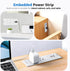 DOACE 18W Table,2 Outlets,3 Ports,6ft 45 Recessed Power Strip with USB C Fast Charging Conference Recessed