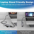 USB C Hub HDMI Adapter for MacBook Air Pro, 6 in 1 4K Dongle Multiport Converter with 50cm Cable, USB 3.0 Data Transfer