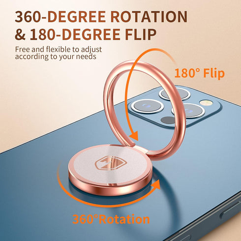 Generic 360 Phone Ring Holder Stand, Degree Rotation, Universal Mobile Grip