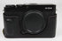X-E4 Case, BolinUS Handmade Genuine Leather Half Camera Case Bag Cover for Fuji Fujifilm X-E4, Black