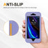 Shop jaroco iPhone SE Case 2022/2020, iPhone 8/7 - Shockproof, Dust-Proof, Military Grade, Non-Slip, Light Blue+Purple.