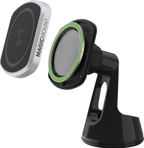 Scosche MP2ROWD MagicMount Pro2, Magnetic Cell Phone Holder for Dashboard/Windshield, Compatible with iPhone 16/15/14