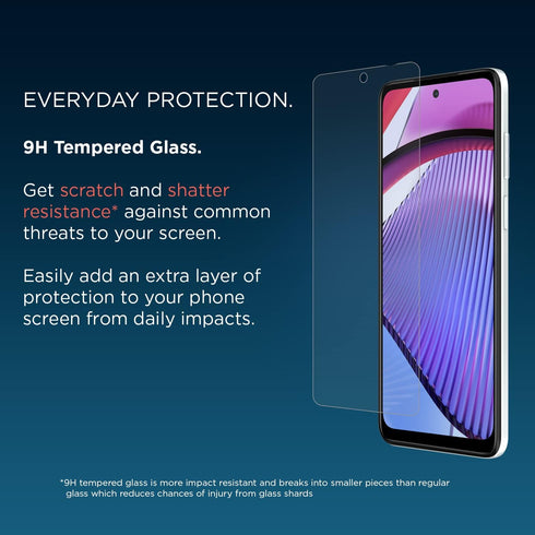 Motorola Moto G Power 5G (2023) Screen Protector - 9H Tempered Glass, Anti Scratch, Anti Smudge, Anti Fingerprints