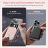 QYQBOON 17/16/15/14/13/12 13/12 Mag-Safe Wallet for Women Strongest Magnetic Lightweight Phone Wallet Stand Adjustable