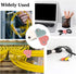 Heart Cord Organizer 3 Pack - PU Leather USB Cable & Earphones Storage Straps, Cute Charging Holder for Women & Girls.