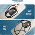 Phone Ring Holder with Car Magnetic Mount, Metal Phone Ring Finger Kickstand for iPhone, iPad, Smartphones