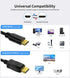 fairikabe 4K@60Hz, 4.9ft/1.5m PS5/PS4 HDMI to DisplayPort Cable Unidirectional HDMI Source to DP Monitor, Plug and Play