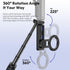 ULANZI JJ03 17/16/15/Android, 360 Magnetic Phone Tripod, Portable Selfie Stick Tripod for Magsafe with Remote, Mini