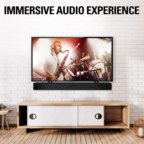 Mounting Dream Soundbar Mount for Most Sound Bars up to 15 lbs, Above or Under TV, with Detachable Extension Plates