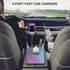 Upgraded 4 Port 12V USB Outlet Aluminum Charger, 78W Dual PD & QC Multiple USB Port for Car, Waterproof for Marine Boat