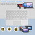 Wireless Bluetooth Keyboard, 10-inch Ultra-Slim 7 Color Backlight Keyboard with Touchpad, Rechargeable Portable