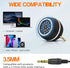 Mini Portable 3W Speaker, Mobile Phone Line-in Speaker with 3.5mm AUX Audio Interface for Tablet/Computer