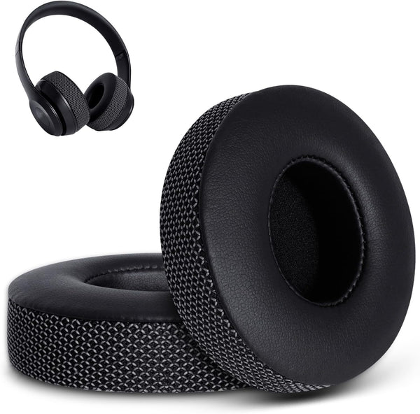 GVOEARS Ear Pads Replacement for Beats Solo 3, Earpad Cushions Compatible with Beats by Solo3/Solo2 Wireless ON-Ear