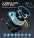 Waterproof Bluetooth Speaker IPX7, Shower Speaker with Dynamic Lights, TWS Mode, Loud Stereo Sound, Robust Bass, Portable Wireless Speaker with 24H Playtime for Kayak, Beach/Trip/Gifts for Unisex
