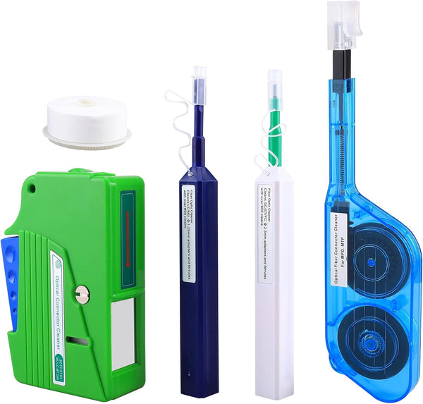 FTTH Fiber Pen Tool - 2.5mm LC MU 1.25mm SC FC ST LC Connector Optical Fiber Cleaning Box