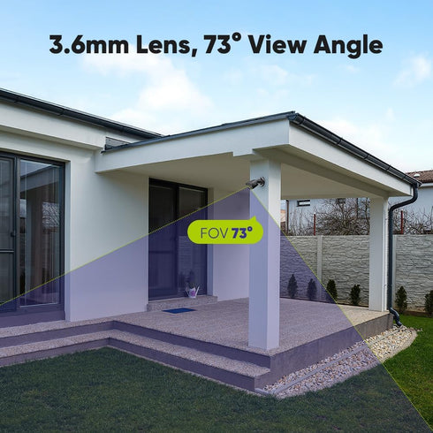 SANNCE 2MP 1080P 66ft IP67 Security Camera - TVI High Clarity Bullet Camera Up to Night Vision with IR LEDs Waterproof