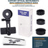 LAKWAR Telescope Phone Adapter - Universal Cell Phone Mount for Binoculars, Monocular, Microscope, Smartphone Holder