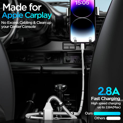 AICase Magnetic Charging Cable (3FT+6.5FT), Super Organized Nano Data Cable for iPhone 14/13/12/11/XS/XR/X/8/7/6/SE