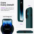 ORNARTO iPhone 14 Pro Max Case 6.7, Slim Liquid Silicone 3 Layers Full Covered Soft Gel Rubber Protective Cover, Olive