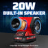 ohyes Bluetooth Speaker, Compatible with Milwaukee M18 Battery Packs, USB-A/C Charging for Jobsite, Camping & Parties