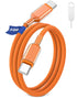 USB C to USB C Braided Cable 3ft w/SIM Eject Tool, Car
