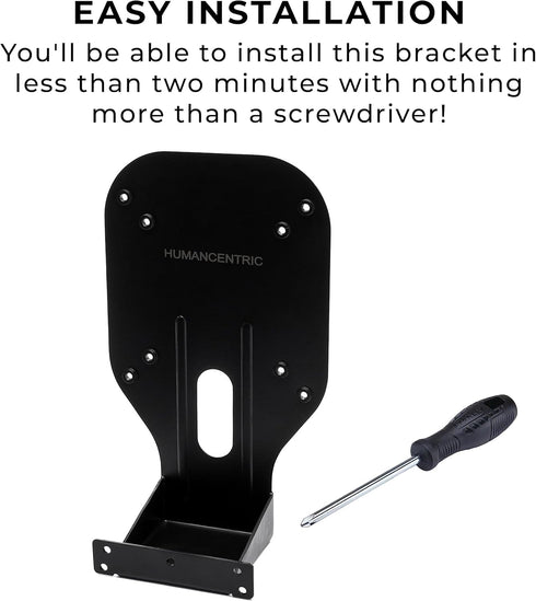 HumanCentric VESA Mount Adapter Bracket for HP Monitors, 2011x, 2211x, 2311x, 2511x, 2711x