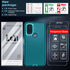 LeYi Moto G Play 2023 Case: Heavy Duty 3-in-1 Military Grade, Teal, with 2 PCS Tempered Glass Screen Protectors.