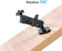 Leenconghui 1/4"-20 360 Aluminum Mount with Drill Plate Base for Monitors, CCTV Cameras, Camcorders, Rotation
