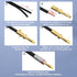 VCELINK Speaker Banana Plugs 6 Pairs, 24K Gold Plated Dual-Screw Type Speaker Connector for Home Theater