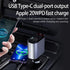 Retractable Car Charger, 4 in 1 Fast Phone Charger with Dual Retractable Cables and 2 Charging Ports