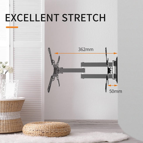 TV Wall Mount Bracket for Most 13-39 inch LED, LCD Monitor and Plasma TVs, Max VESA 200x200mm by XINLEI