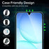 A17 5G/Galaxy A16 5G, 6.7-inch, 2-Pack ivoler Screen Protector for Samsung Galaxy Tempered Glass Film, Alignment Frame