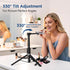 NibulaSpark 67" Magnetic Phone Tripod for iPhone MagSafe, Selfie Stick for iPhone with Metal Back Mount for Power Bank