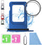 ASDAWN SIM Card Slot Tray Holder Replacement for iPhone 13, Waterproof Rubber Ring & SIM Pin (Blue)