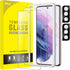 JETech 2-Pack Screen Protector for Samsung Galaxy S21 6.2" - HD Clear Tempered Glass with Camera Lens Protector & Easy