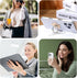 Ouligay 5PCS 360 180Angle Flower Phone Ring Holder Grip Cute Metal Phone Ring Stand Rotating and Adjustable Ring Holder