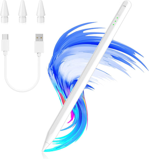 Uogic Stylus Pen for iPad - Fast Charging, Magnetic, Palm Rejection, Rechargeable iPad Stylus Pencil