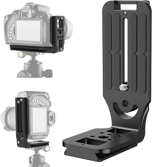 DSLR Camera L Bracket Quick Release Plate, Lightweight, Universal Application, Compatible with Canon Nikon Sony DJI